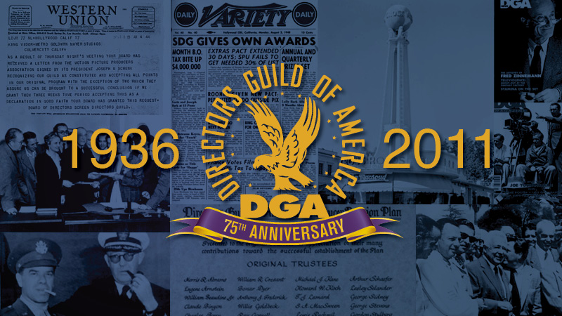 DGA 75th Anniversary 1936 - 2011