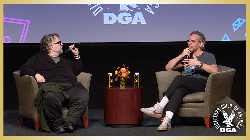 FULL VIDEO: (1:15:40): Rounding out an eventful day of learning and sharing, acclaimed Directors Guillermo del Toro (Hellboy, Pan’s Labyrinth, The Shape of Water, Guillermo del Toro’s Pinocchio) and Fede Alvarez (Panic Attack!, Evil Dead, Don’t Breathe, The Girl in the Spider’s Web) had an intimate one-on-one conversation where the two visionaries discussed their illustrious careers and offered wisdom on navigating Hollywood as a Latino creative.