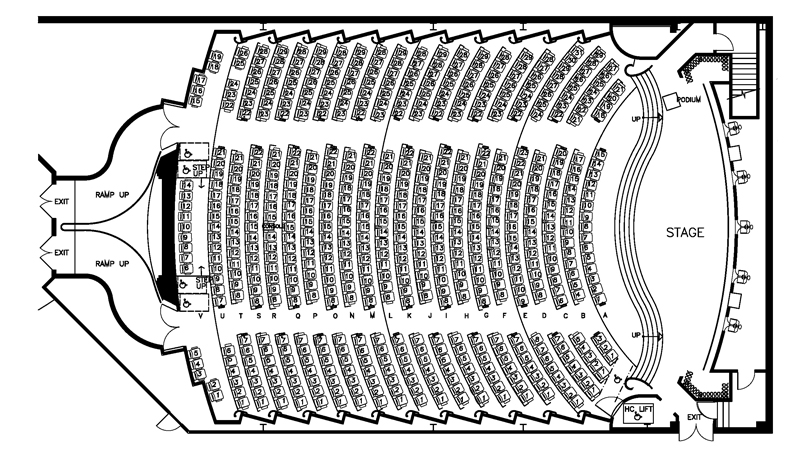 DGA Theater 1 Plot Plan