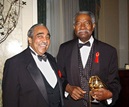 Honoree Congressman Charles B. Rangel with Ossie Davis.