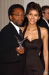 Spike Lee and Halle Berry pose for the press.