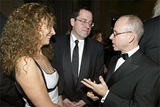 Actor/director Bob Balaban (right) chats with DGA Honors guests. 