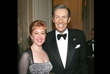 Actor Jerry Orbach and his wife Elaine attend the cocktail party.