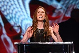 Julianne Moore with the Feature Film Nomination presentation to Stephen Daldry.
