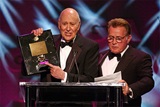 Martin Sheen with a special surprise for frequent DGA Awards MC Carl Reiner.
