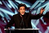 Actor Adrian Brody presents and accepts Roman Polanski's Feature Film Nomination for "The Pianist."