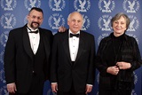 DGA Honorary Life Membership recipient Larry Auerbach (center) and family.