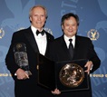 Side-by-side with Lifetime Achievement Award Recipient Clint Eastwood.