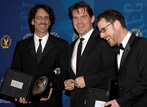 The Coens celebrate their DGA nomination with their "No Country for Old Men" star Josh Brolin.