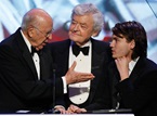 Reiner chats with Sean Penn's "Into the Wild" cast members Hal Holbrook and Emile Hirsch.