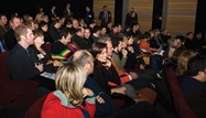 The DGA Theatre Two audience enjoys the screening of the nominated commercials