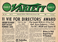 DGA Quarterly Variety Cover 1949 Directors Awards