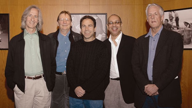 13th Annual Meet the Nominees: Movies for Television Symposium - Moderator Mick Garris, DGA Movies for Television Nominees Fred Schepisi, James Sadwith, George C. Wolfe and DGA President Michael Apted.