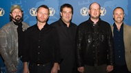 Moderator Robert Lieberman with 2007 Commercials Award nominees Nicolai Fuglsig, Noam Murro, Dante Ariola, and Fredrik Bond.