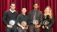 DGA East Coast Student Film Award-winners pose together for a photo