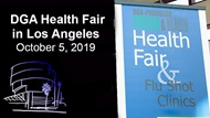 2019 DGA Health Fairs in Los Angeles and New York 