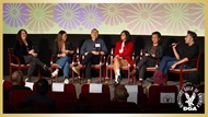 FULL VIDEO: (1:29:53): DGA members and guests gathered in the Guild’s Los Angeles Theater for the Asian American Committee’s (AAC) event, A Moment to a Movement: Asian Representation in Film & Television. AAC Co-Chair Maureen Bharoocha took to the stage, where she served as the moderator of the peer-to-peer round table discussion with Directors Kabir Akhtar, Adele Lim, Dan Liu, Dinh Thai and Anu Valia, highlighting the contributions of Asian American Directors in the film and television industry while also exploring the current state of Asian American representation on the screen.