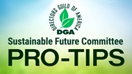 DGA Sustainable Future Pro-Tips